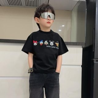 [AP71 - DOU DOU KID] Áo Phông Hữu Cơ Trẻ Em 11-48kg,Chất Áo Mềm Mại