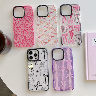 Dành Cho iPhone 17 16 15 14 13 Pro Max Ngôi Sao Nơ Họa Tiết Dành Cho iPhone 17 Mềm TPU Trong Suốt Chống Sốc Ốp Lưng iPhone 16 15 Plus
