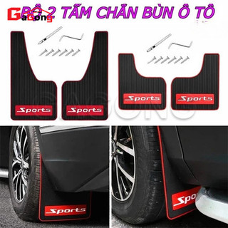 Bộ 2 tấm chắn bùn xe ô tô,chống nước bẩn,bàn đất bắn lên xe sire 43x23 và 27x23