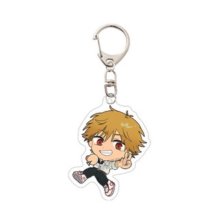 Chainsaw Man Acrylic Keychain Anime Pochita Bag Charm Backpack Pendant Decoration Cartoon Car