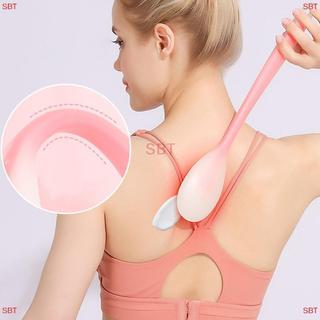 [SB] Dụng cụ bôi kem dưỡng da đa chức năng Silicone Tay cầm dài Bàn chải tắm Ba Applicator MỚI