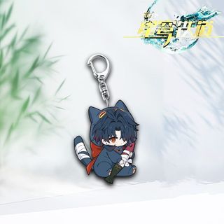 Honkai Star Rail Acrylic Keychain Strap Sunday Dan Heng Jing Yuan Blade Q Version Mobile Phoner
