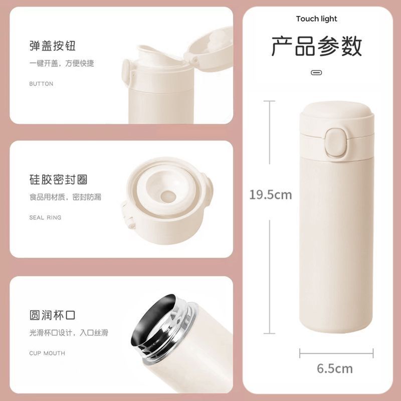 Kasane Teto Ngoại Vi Emoticon Gói Cốc Cách Nhiệt Dung Tích Lớn Cốc Nước Di Động Ấm Siêu Tốc Thép Không Gỉ Quà Tặng Sinh Nhật