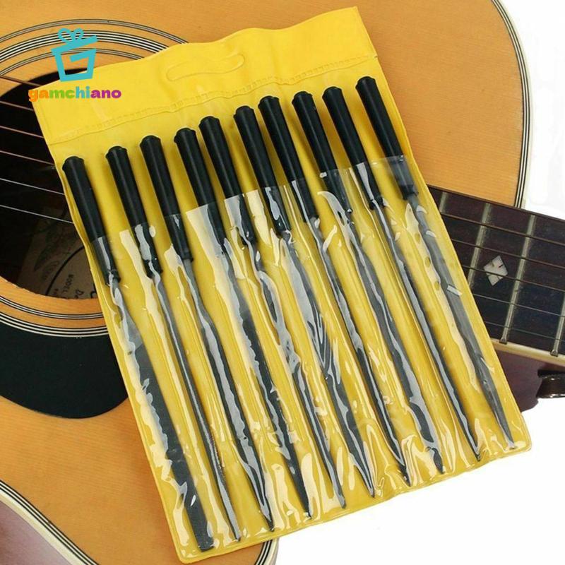 Đàn Guitar Fret Đai Ốc Kim Tập Tin Đa Năng Bộ Kim Cương Phủ Cho Đàn Ukulele Mandolin Bass Luthier Dụng Cụ