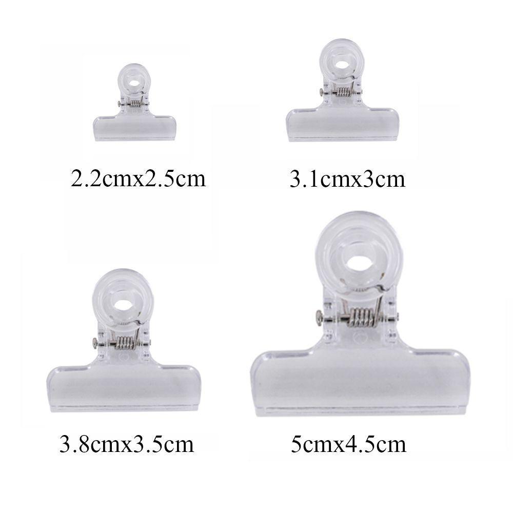 THFENG Kẹp đuôi dài Acrylic Đồ dùng văn phòng Thiết thực Bảo quản thực phẩm