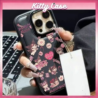 Ốp lưng iPhone 11/12/13/XR/14/15/16/17/7/XR Pro Max Plus cấu trúc khí nang họa tiết hình ảnh mèo hoạt hình quanh viền