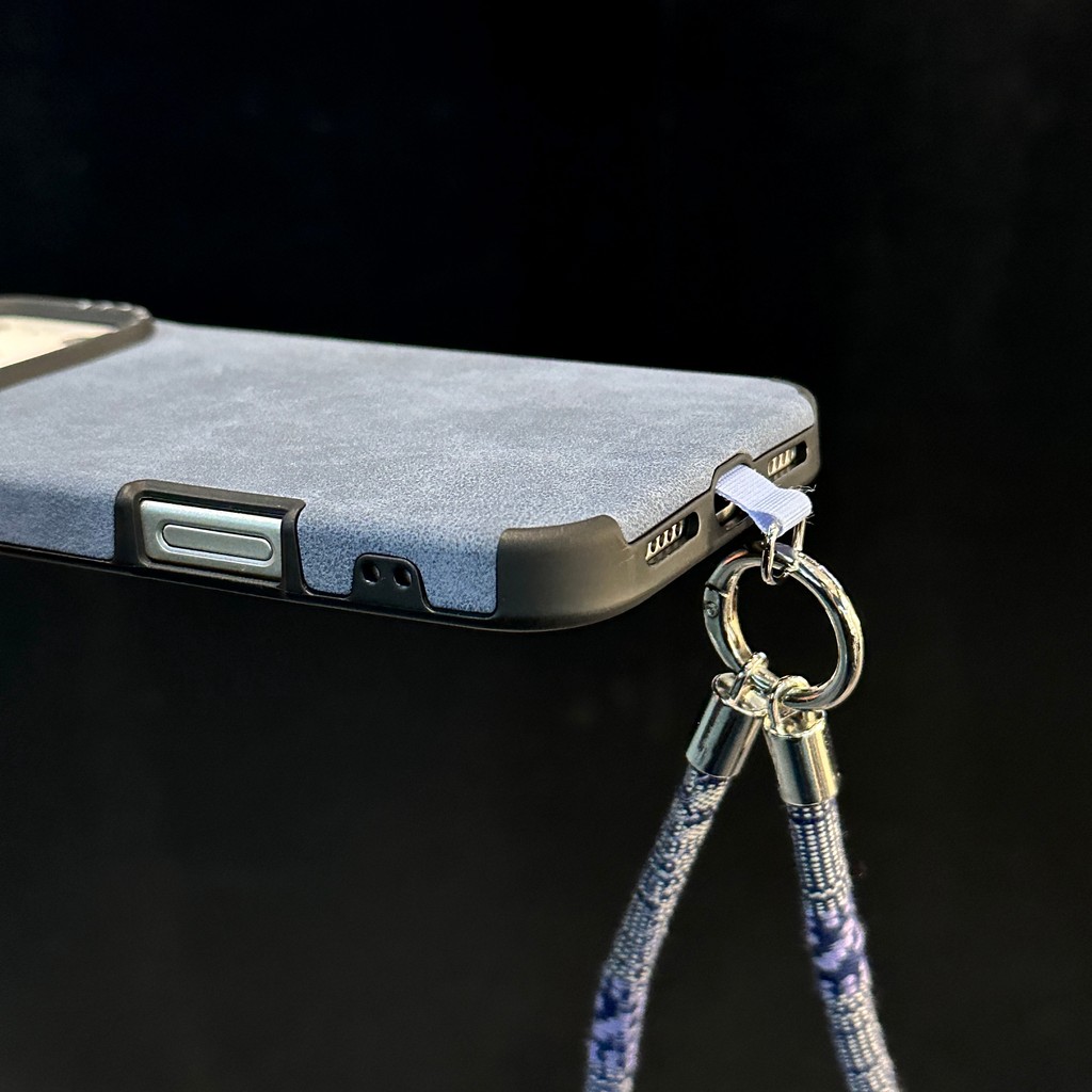 Họa tiết chất lượng cao, màu trơn đơn giản có dây đeo cổ tay Vỏ iPhone phù hợp cho iPhone 17 Pro Max, iPhone 17, 16, 15, 14, iPhone 13