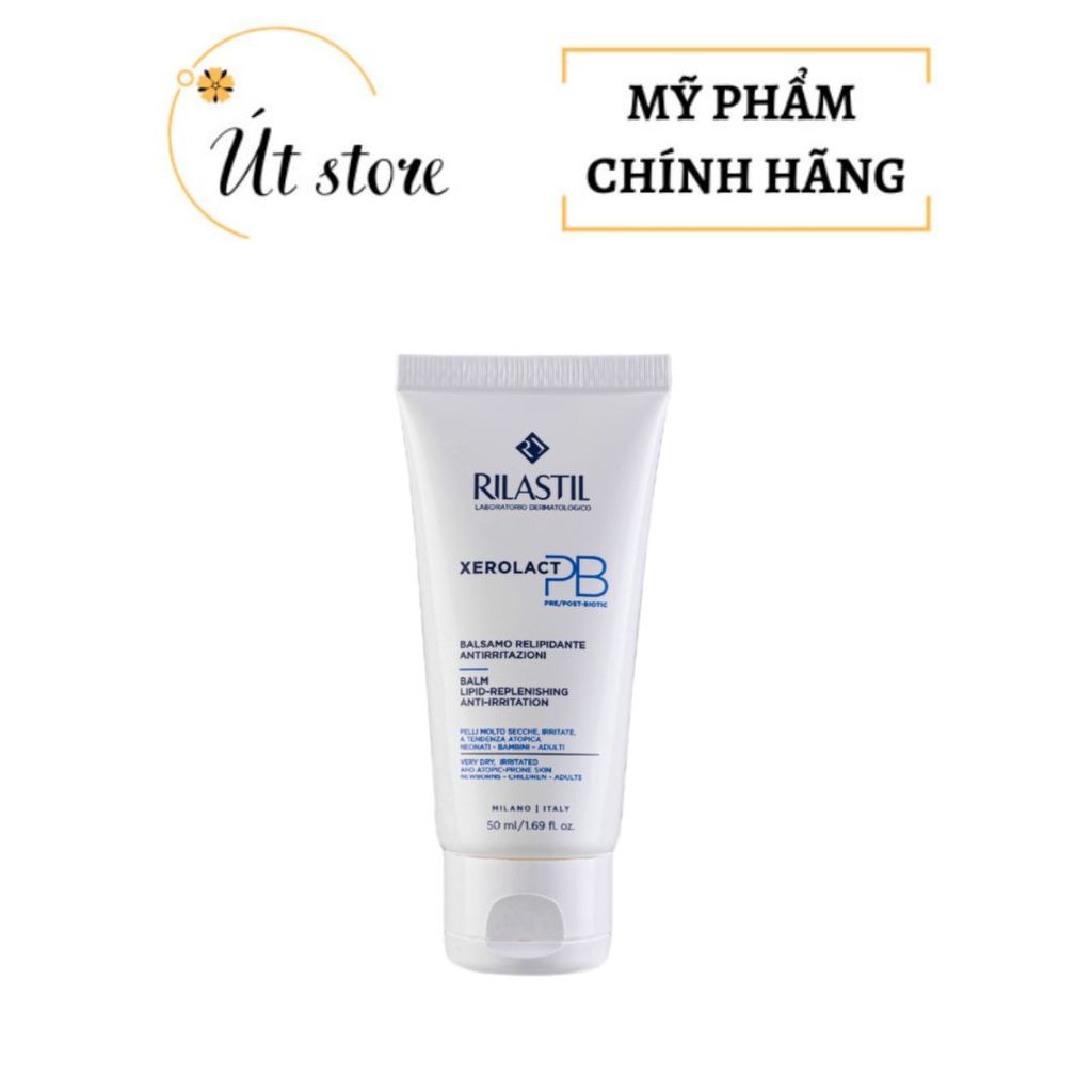 KEM DƯỠNG ẨM CHỐNG MẨN NGỨA  - RILASTIL XEROLACT PB BALM LIPID REPLENISHING ANTI-IRRITATION 50ML,200ML, 400ML - ÚT STORE