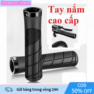 【COD】Tay nắm  xe đạp thiết kế ergonomic, ôm tròn tay cầm, phân bổ lực  đều, mang lại cảm giác lái ổn định.