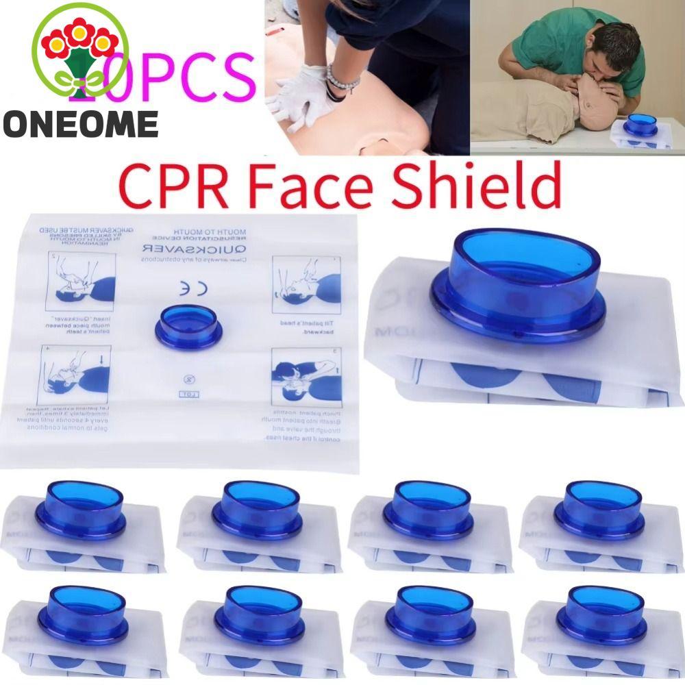 Tấm chắn mặt ONEOME CPR - Dụng cụ hô hấp khẩn cấp, bảo vệ trong môi ...