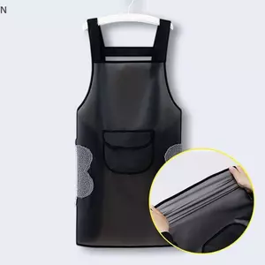 Tạp dề nhà bếp chống thấm nước NS Tạp dề làm việc chống dầu PVC Tạp dề làm sạch chống bụi bẩn trong suốt NS
