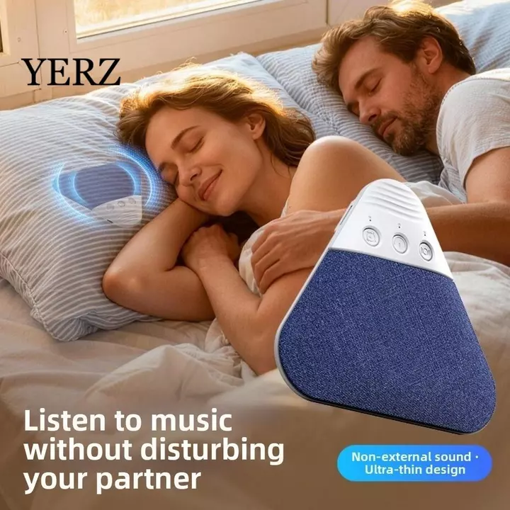 Loa ngủ dưới gối YZ, Loa Bluetooth không dây HiFi Audio Bluetooth 5.4, Tích hợp tiếng ồn trắng hẹn giờ 3 cấp Thẻ TF Hỗ trợ Gối Loa Bluetooth Sử dụng giấc ngủ sâu