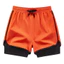 Quần short chạy bộ nam Marathon Điền kinh Lót khô nhanh Quần short tập luyện hai mảnh giả
