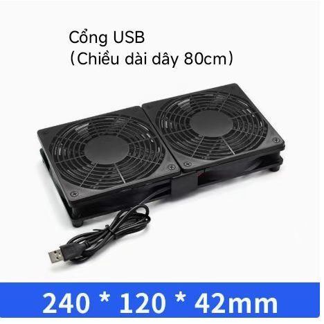 【48h】Quạt tản nhiệt USB 5V thiết kế nhỏ gọn, lắp đặt dễ dàng cho không gian hẹp, giảm nhiệt độ thiết bị hiệu quả.