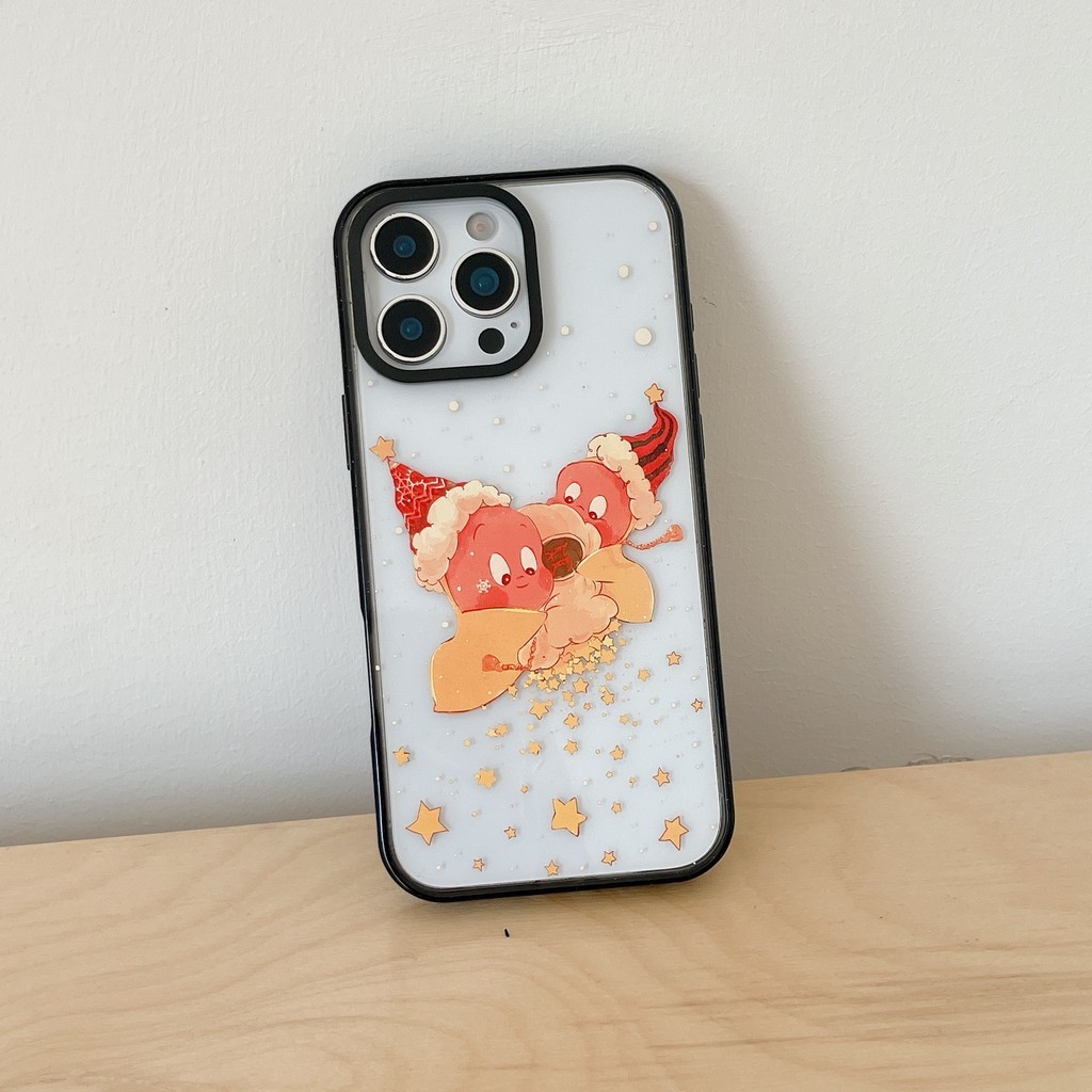 Logoless Pha Lê Acrylic Hợp Thời Trang Đồ Chơi POP MART Twinkle Twinkle Thiết Kế Vỏ Cứng Tương Thích Cho iPhone 17 Pro Max Air Plus 16 / 15 / 14 / 13 / 12 / 11