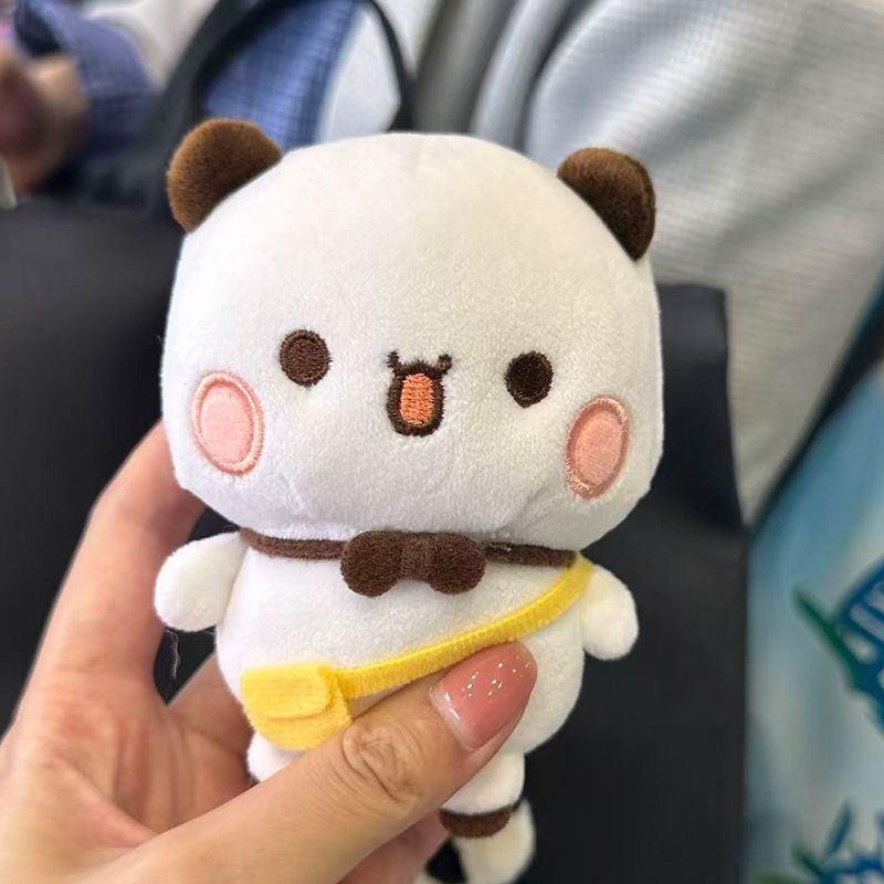 12cm Yier Bubu và Dudu Sang Trọng Móc Khóa Búp Bê Nhồi Bông Mềm Bé Gái Túi Thời Trang Treo Trang Trí Trang Trí