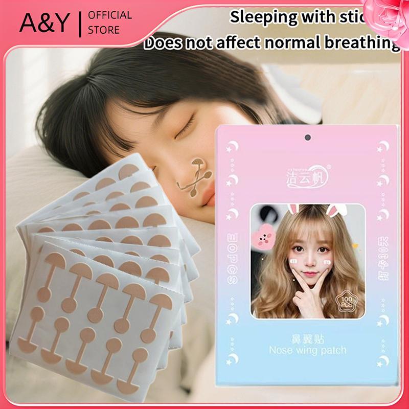 A & Y 50 / 100 Miếng Dán Cosplay Mũi Thu Nhỏ Miếng Dán Trang Điểm Làm Đẹp Vô Hình Để Thu Nhỏ Mũi Cánh Stier Mỹ Phẩm Dụng Cụ Làm Đẹp.