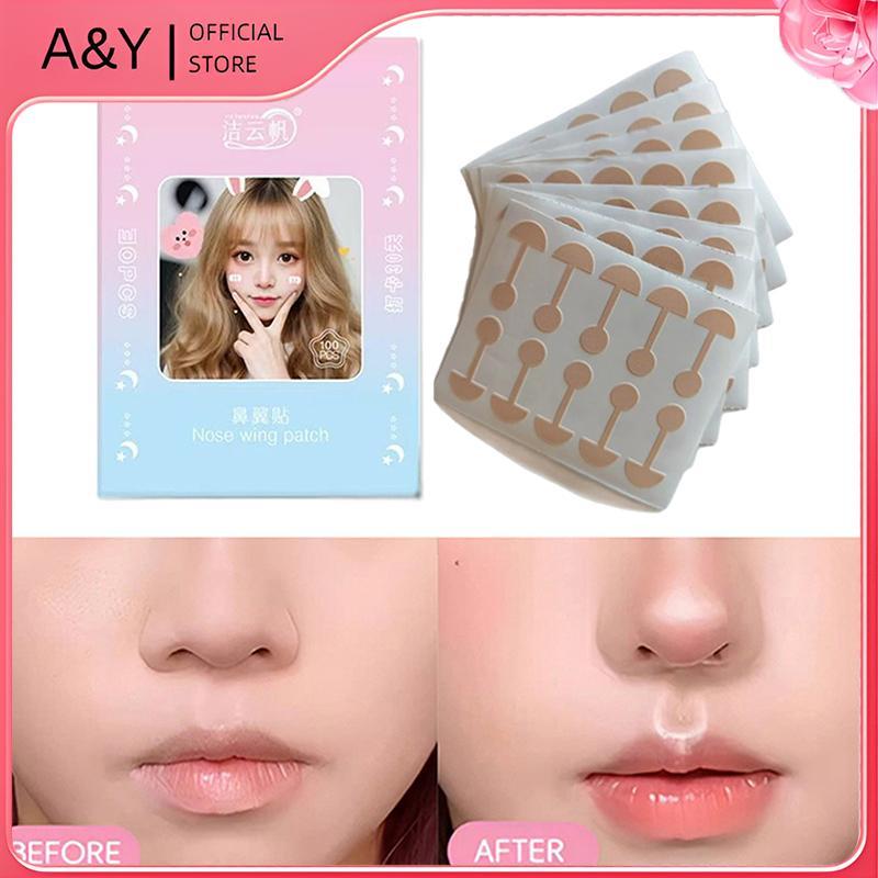 A & Y 50 / 100 Miếng Dán Cosplay Mũi Thu Nhỏ Miếng Dán Trang Điểm Làm Đẹp Vô Hình Để Thu Nhỏ Mũi Cánh Stier Mỹ Phẩm Dụng Cụ Làm Đẹp.