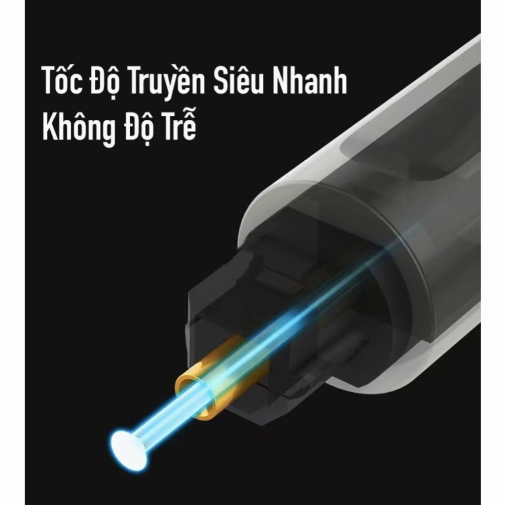 【COD】Dây sợi quang optical thiết kế siêu mỏng 2,2mm, lõi cứng bền chắc, chống nhiễu và suy hao tín hiệu hiệu quả.