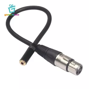 Âm thanh nổi nữ 3,5 mm / RCA Nữ sang XLR Cáp âm thanh / Mic