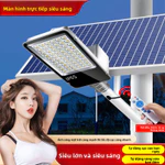 Đèn chiếu sáng chạy bằng năng lượng mặt trời dùng cho gia đình, đèn sân vườn ngoài trời, đèn đường LED công suất cao ở — ảnh 8