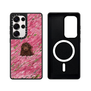 Từ Tranh Sơn Dầu Sơn Gương Chó Cứng Phone Case Dành Cho Samsung Galaxy S26 25 24 23 UItra S26 25 24 23 Plus Vỏ Bảo Vệ Chống Sốc