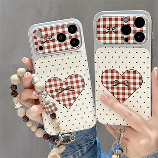 Love Wave Point + Vòng tay cho iphone17 17promax 16promax 15promax 14 / 13 / 15 / 16pro iphone13 TPU mới chống bụi