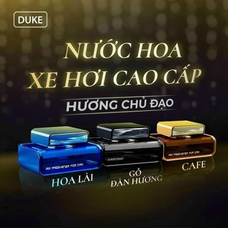 Nước Hoa Ô Tô Cao Cấp DUKE khử mùi, chống say xe Nội Thất