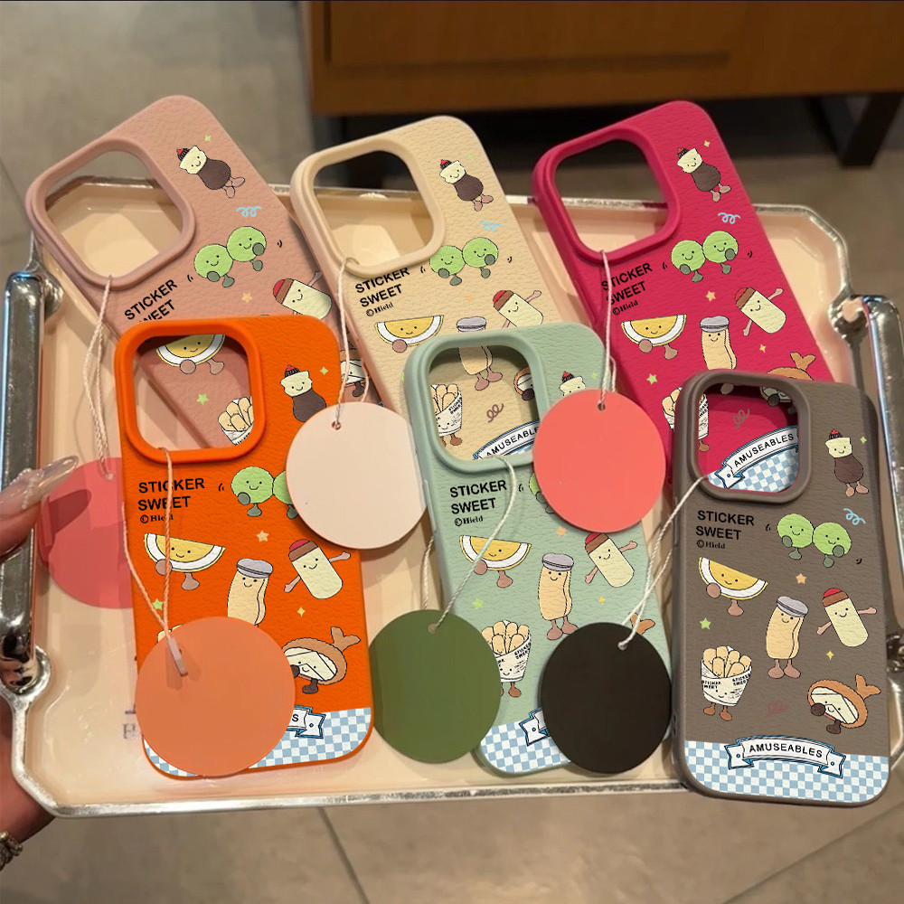 Child Funny Food Sticker cho 16 trường hợp iPhone 17Air Vải 14 13 11Pro
