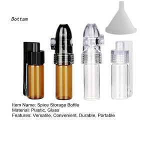 Dottam| Bộ chai đựng gia vị thủy tinh bền, chống rò rỉ, kèm hộp, tiện du lịch, dùng cho bếp và ngoài trời