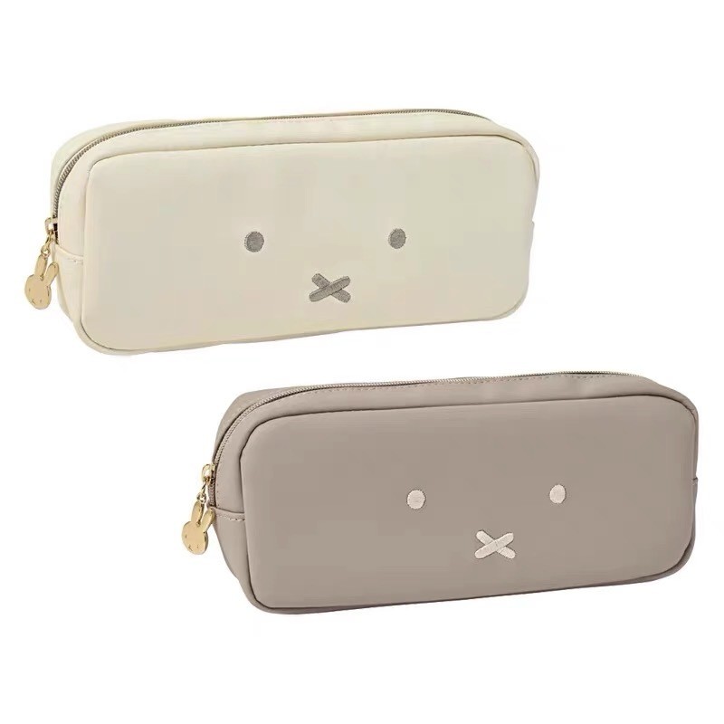 HT2 Dễ Thương Miffy Thỏ Dây Kéo Túi Văn Phòng Phẩm Mỹ Phẩm Và Phụ Kiện Nhỏ Hộp Đựng Bút Chì TH2