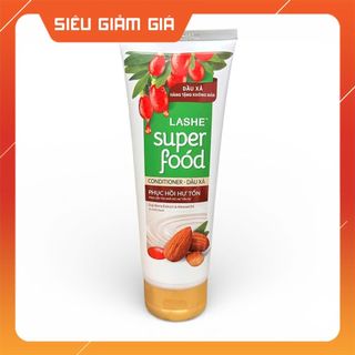 Combo Dầu gội + Dầu xả Lashe Super food 150g/chai (Hàng khuyến mãi)