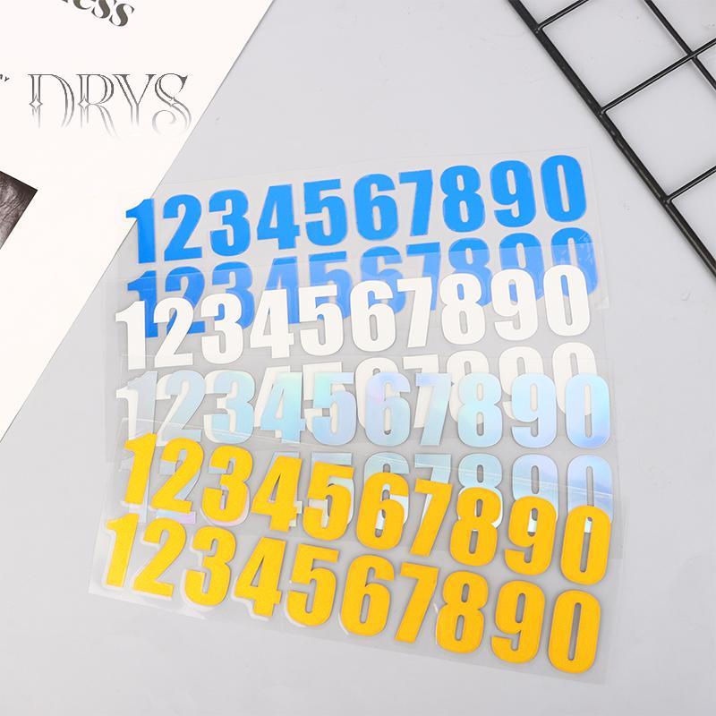 (TFT) Xe Phát Sáng Số Stier Dạ Quang Chữ Số Stiers Xe Tạm Thời Paking Điện Thoại Hộp Thư Thẻ Ngăn Kéo Dấu Hiệu Cửa Khách Sạn Mảng Bám Nhãn MỚI