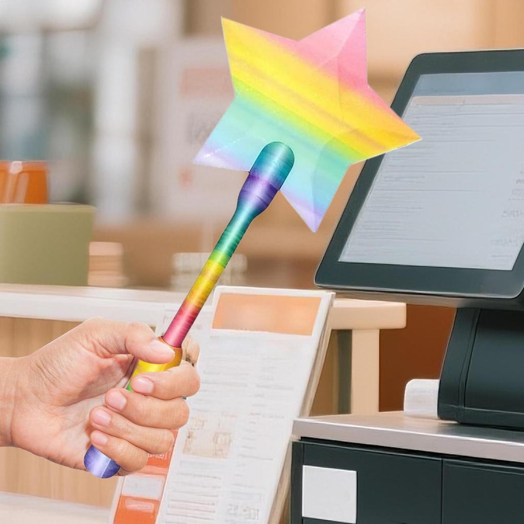 Magic Tap to Pay Wand Star Design để thanh toán dễ dàng Hộp đựng thẻ tín dụng không tiếp xúc in 3D cho trẻ em Phụ nữ sonlekvn
