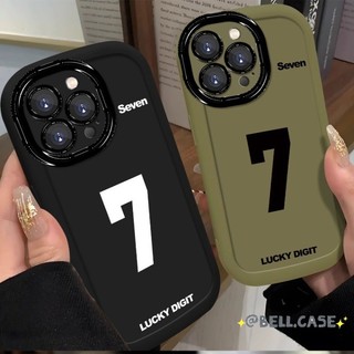 Ốp lưng IPhone 17 16 15 14 13 12 11 Pro Max XRXSMax 78 Plus Số 7 Puff Couple Case
