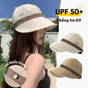 Mũ Bucket Nữ Vành Rộng DINO– Mũ Chống Nắng Cotton Cao Cấp, Phối Viền Thời Trang, Chống 99% Tia UV