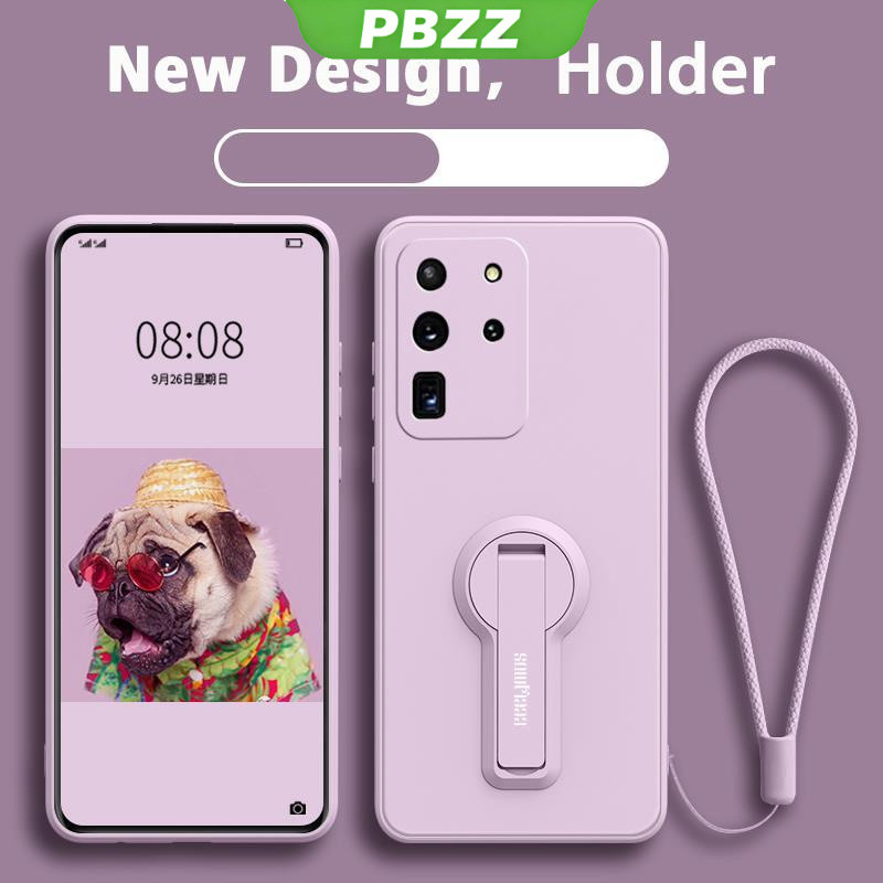 ốp lưng Ốp điện thoại Samsung S20 Ultra Samsung S20 Plus Samsung S20 FE Samsung S20 Ốp mềm Vỏ chống sốc mịn bảo vệ silicon lỏng thiết kế mới 360 ° với giá đỡ ytxzzj01 đẹp viền vuông cute