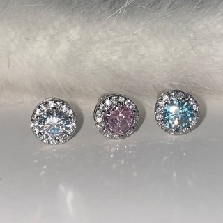 Bông Tai Zircon Trong Suốt Sang Trọng, Phù Hợp Mặc Hàng Ngày Cao Cấp