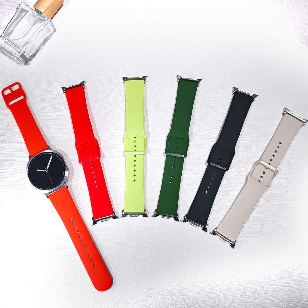 Dây đeo silicon cho Samsung Galaxy Watch 8 40mm 44mm / 8 cổ điển 46mm vòng tay thể thao dây đai phụ kiện