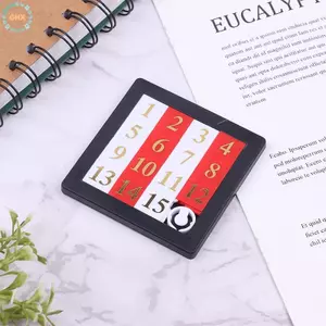 Bộ Đồ Chơi Xếp Hình Trượt Chữ Số 1-15 Phát Triển Trí Não Giáo Dục Sớm Cho Bé