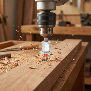 Bộ máy khoan chìm chế biến gỗ chuyên nghiệp di động có vòng giới hạn độ sâu - Dụng cụ khoan làm tủ chính xác đa năng
