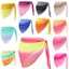 Đầm đi biển OUSXA, Chất liệu voan Áo tắm dài ngắn Coverups, Vải Sheer Màu trơn Màu Gradient Bảo vệ UPF Sarongs Chống nắng