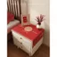 SANCHENGBY13 Vải Lanh Cotton Đầu Giường Chống Bụi Bao Vải Phong Cách Mới Đám Cưới Lễ Hội Đỏ Tủ Lạnh Máy Giặt Khăn Che Vi Sóng