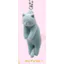 Hàng có sẵn Nhật Bản QUALIA Capsule Toy Catched Cat Flocking Mặt dây chuyền 2 Dễ thương Anh ngắn M4JX