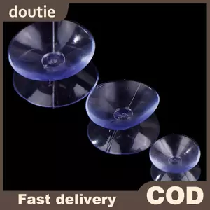 Doutie 20 Chiếc Cốc Hút Nhựa Hai Mặt Hút Chân Không Chống Trơn Trượt Trong Suốt Suer Pad Cho Kính Ô Tô Cửa Sổ Bàn Miếng Đệm Hàng Đầu DIY Giá Đỡ Xà Phòng VN