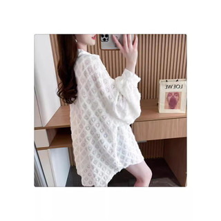 Áo chống nắng nữ họa tiết kim cương dệt jacquard phong cách mới mùa hè, phong cách Hàn Quốc