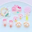 Set Charm Kitty Kẹo Ngọt Pastel Cute Mini – Charm Mèo Kitty Dễ Thương Trang Trí Dép Túi Xách Kawaii Hot Trend