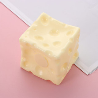 DWELLCO Phô Mai Bóp Fidget Đồ Chơi, Chống Căng Thẳng Khối Phô Mai Jumbo Chống Căng Thẳng, Họa Tiết Squishy Có Thể Định Hình ASMR Đồ Chơi Căng Thẳng Cảm Giác Trẻ Em Người Lớn