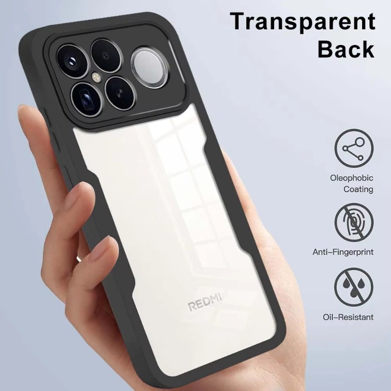 Tương thích cho Redmi K90 Pro Max Redmi K90 Cover 360 độ Vỏ bọc toàn bộ hai mặt Protetcion Vỏ điện thoại mỏng Acrylic mềm