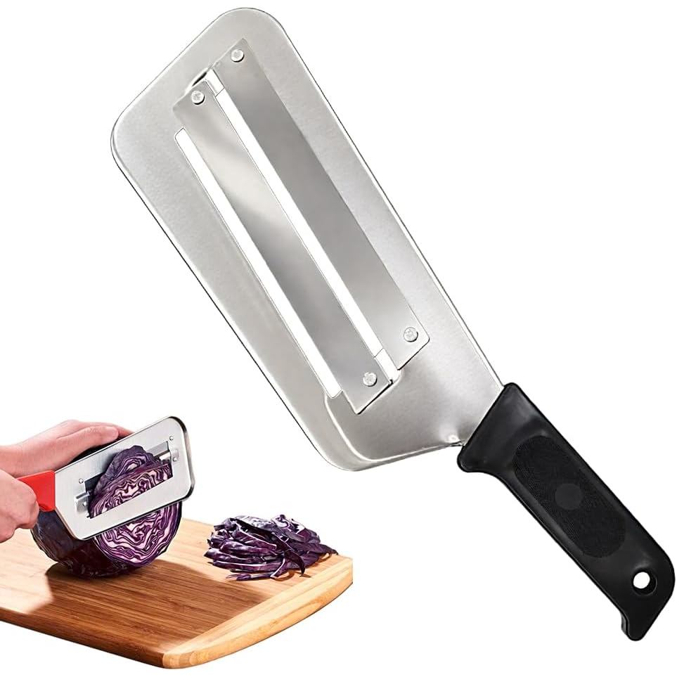 Máy hủy tài liệu bắp cải cho Coleslaw, Máy thái bắp cải bằng thép không gỉ nâng cấp 2026, Máy hủy rau diếp cho nhà bếp, trái cây, rau củ